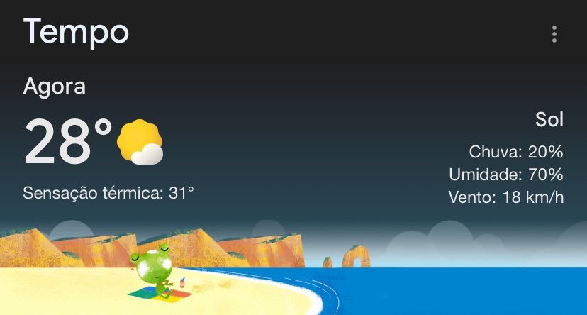 ⛅️ | ᴇ ᴏ ᴛᴇᴍᴘᴏ ᴅᴇ ʜᴏᴊᴇ ᴇsᴛᴀ́ ᴄᴏᴍᴏ ᴇᴍ ᴇᴠᴇʀᴡᴏᴏᴅ?