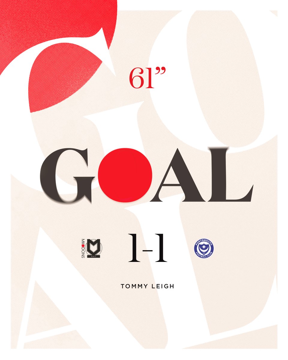 62: GOAL!

Tommy Leigh brings us level as he fires his shot low and hard into the back of the net!

⚪️ 1-1 🔵