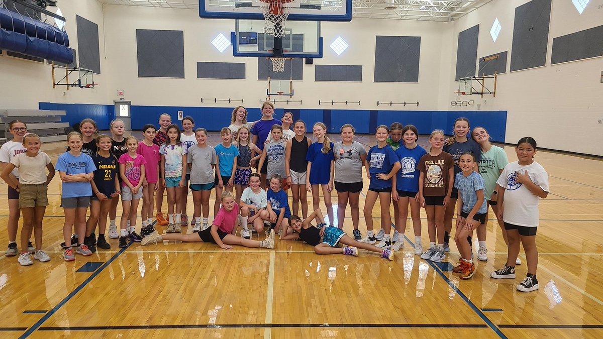 Last day of summer camp.  Not everyone made it today, but 87 girls got better throughout June and July.  Thanks to everyone who signed up, and thanks to our coaches and high school players who helped run the camp.  #goraiders