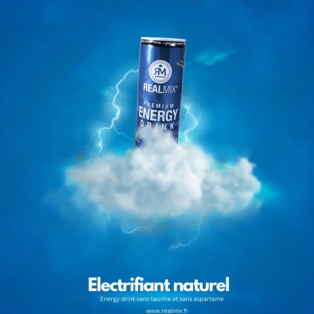 Ressentez l’énergie traverser votre corps 🤯

Realmix Premium Energy, l’électrifiant naturel pour vous redonner le boost dont vous avez besoin ⚡️
➡️ Sans taurine et sans aspartame 

Adoptez le naturel dans votre quotidien sur realmix.fr 
#naturel #energydrinks