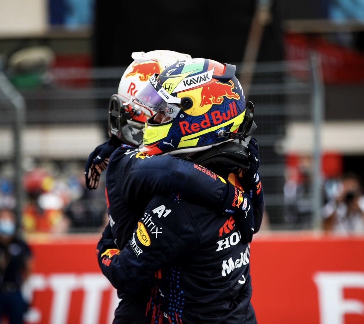 thelukadoncic's tweet image. “do you pick your teammate?”

“well, you don't get to pick them… but I think we’ve been quite fortunate.” — max about having checo as a teammate. (july 27)