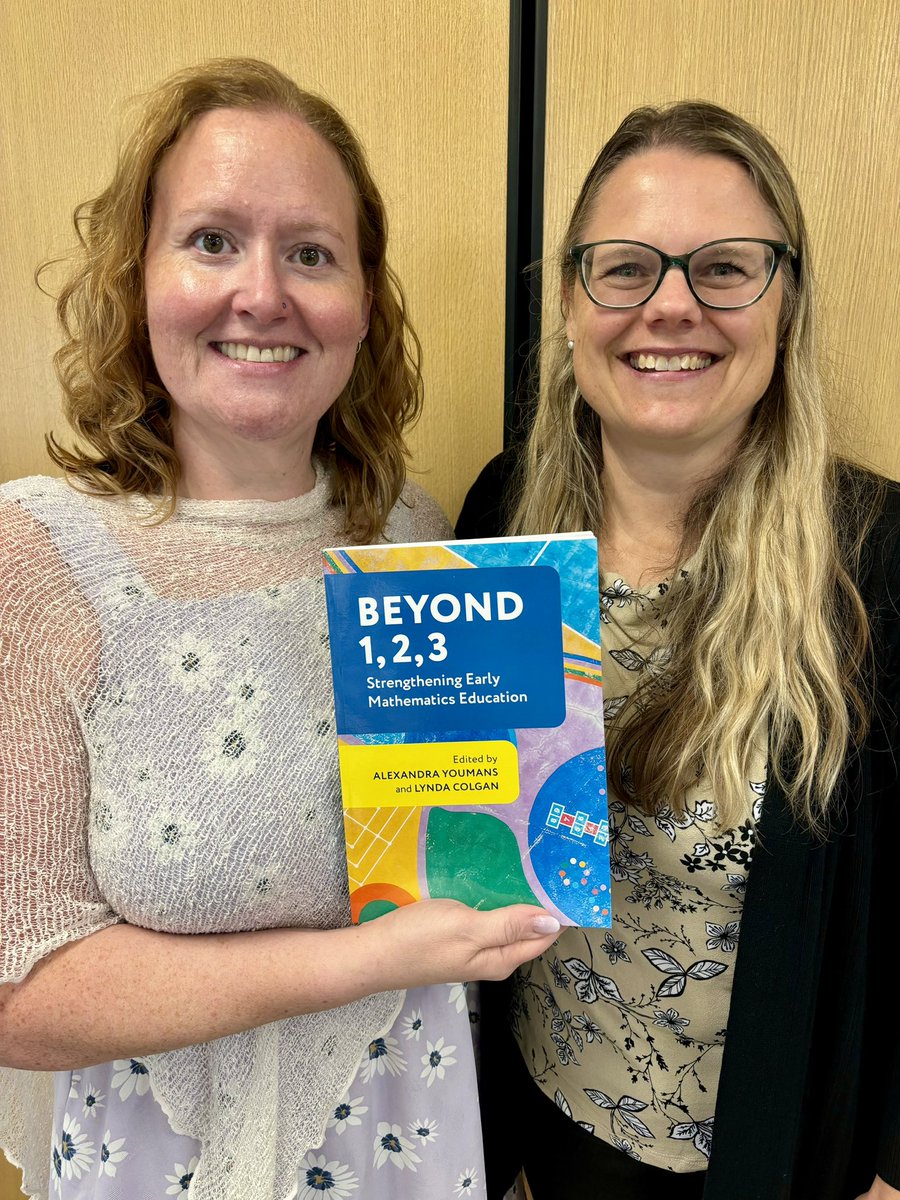 stephgunning's tweet image. Excellent book with contributions from top experts in early math learning &amp;amp; several of them @AIMCollectiveCA members! Thank you @DrSandyYoumans (contributor and editor!) for gifting me a copy 💞