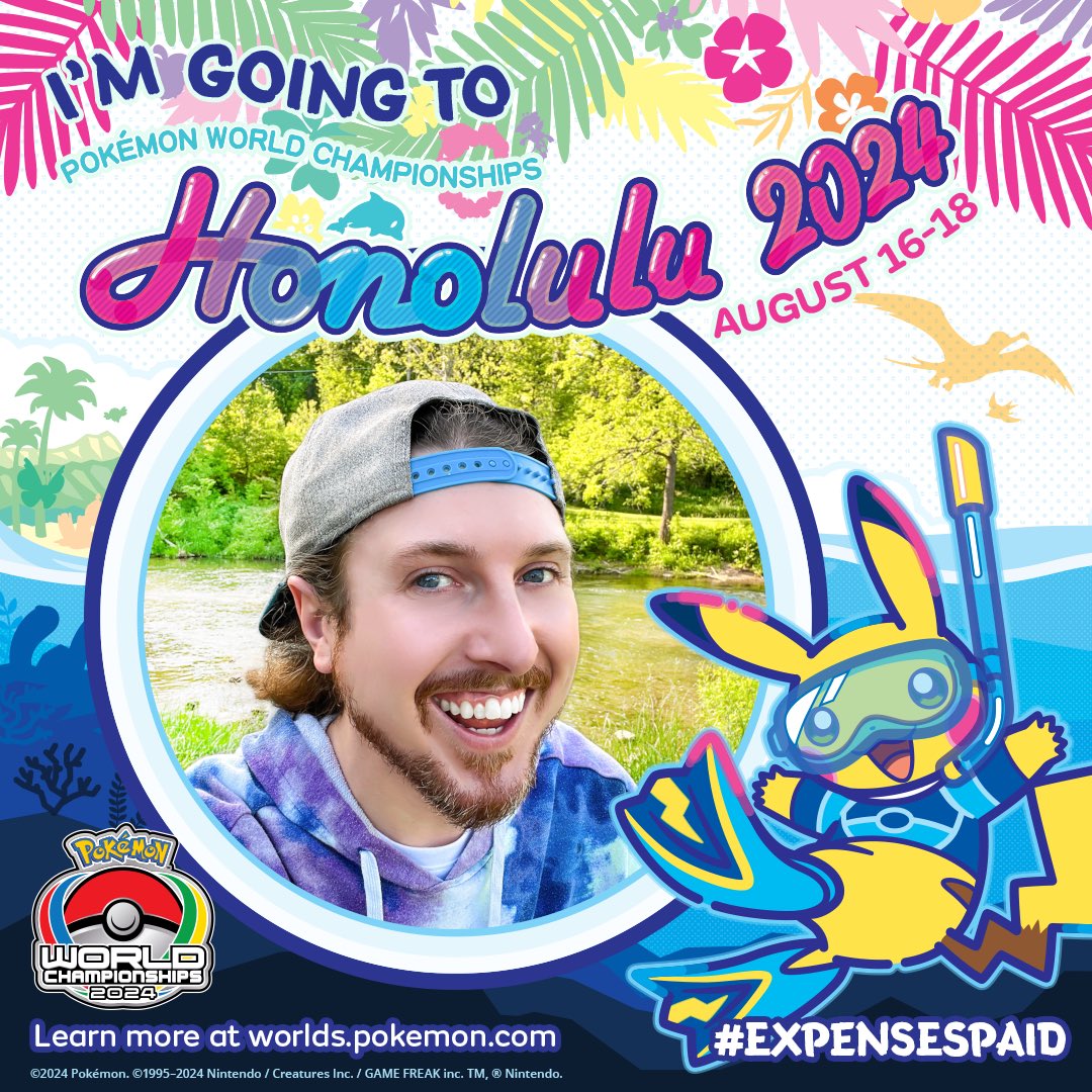 It’s Almost Here…
Pokémon World Championships 2024 🌴 ☀️ 

So honored to be at the event as a #PokemonPartner filming and documenting the entire experience to share with you all. 💜
Bring Your Trades If Your Coming 👀 

Thanks <a href="/Pokemon/">Pokémon @ Lumiose City 🥐</a> for taking care of travel &amp; accommodations