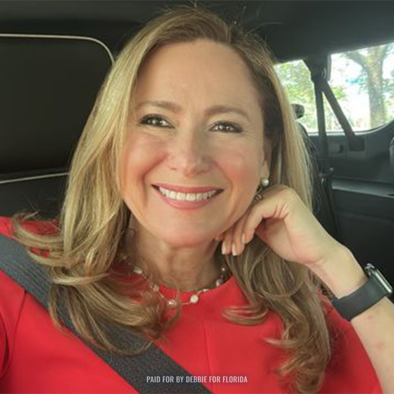 DebbieforFL's tweet photo. BREAKING NEWS: A recent poll shows Debbie Mucarsel-Powell in a DEAD HEAT with Rick Scott (R-FL). We need your support to help Debbie pull ahead and defeat Rick Scott. Please, chip in now to help Debbie flip Florida blue!