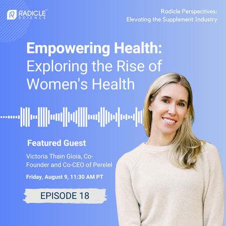 Discover the rise of women's health on our upcoming #RadiclePerspectives episode featuring Victoria Gioia. Get a deep dive into products and services catering to women's health needs like reproductive health, menstrual care, and more! 🌸 

Register Today: hubs.ly/Q02Jth9P0