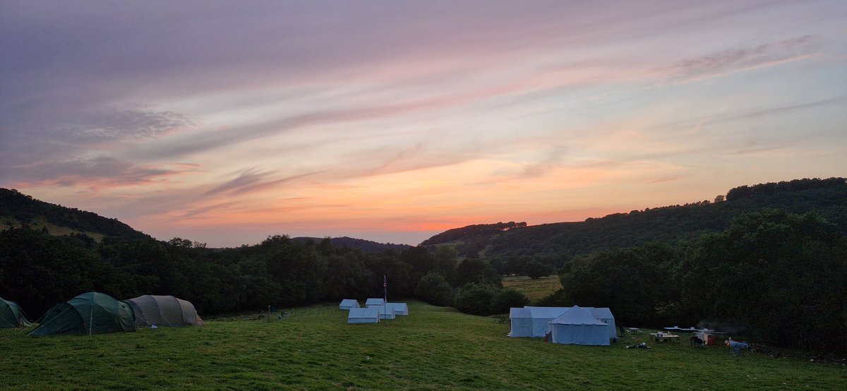 BSYear6Scouts's tweet photo. The Y6's have settled in well. They are currently getting ready for tue first night under canvas.
@19thBoltonScout @BoltonSch @Philip_Britton https://t.co/Qw5JauJKf7