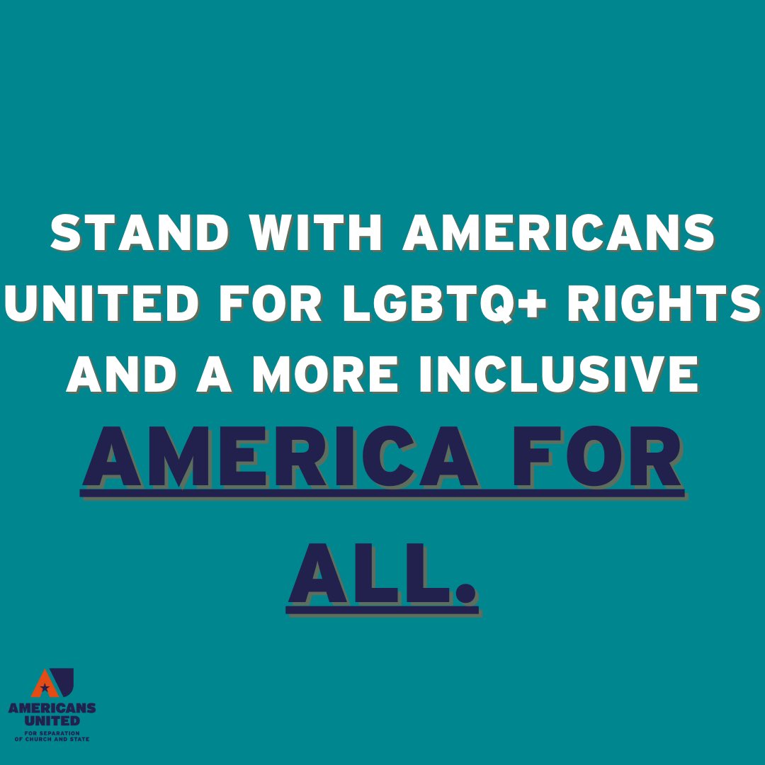 americansunited's tweet photo. Join us in standing against Christian Nationalism and Project 2025 to ensure a more inclusive America for all.

#LGBTQRights #Equality #AmericansUnited #FreedomWithoutFavor #EqualityWithoutException https://t.co/CCmhk9LGa3