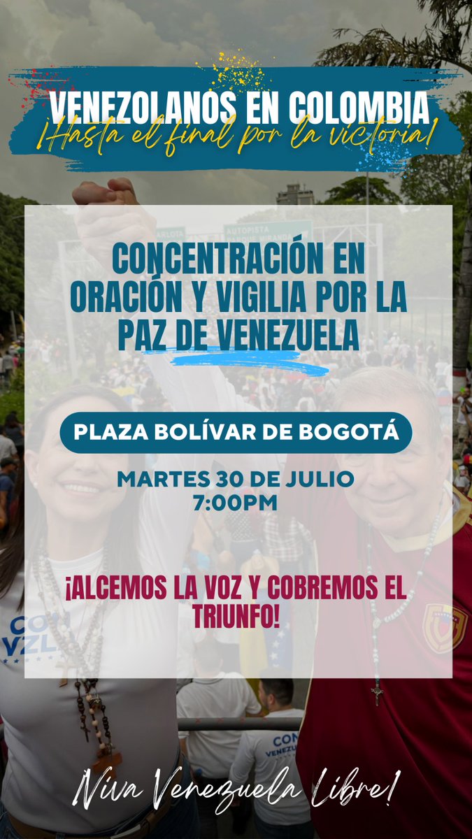 CarmeloZam's tweet photo. ¡Ganamos y cobramos! 

Llegó la hora de defender de manera cívica el triunfo de @EdmundoGU el pasado 28J. 

📍Plaza de Bolívar - Bogotá 
⌚️6:00 6PM https://t.co/divlZReGwl