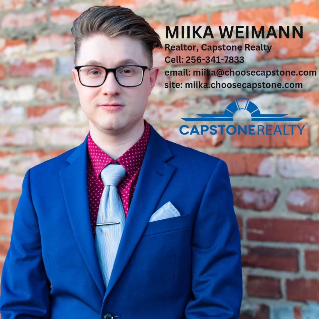 When selling your home, you want it to be as presentable as possible. I'm sure you also want to get the most for it that you can! Here's 5 of best BUDGET upgrades.

Miika Weimann
Realtor, Capstone Realty
256-341-7833
email: miika@choosecapstone.com
site: miika.choosecapstone.com