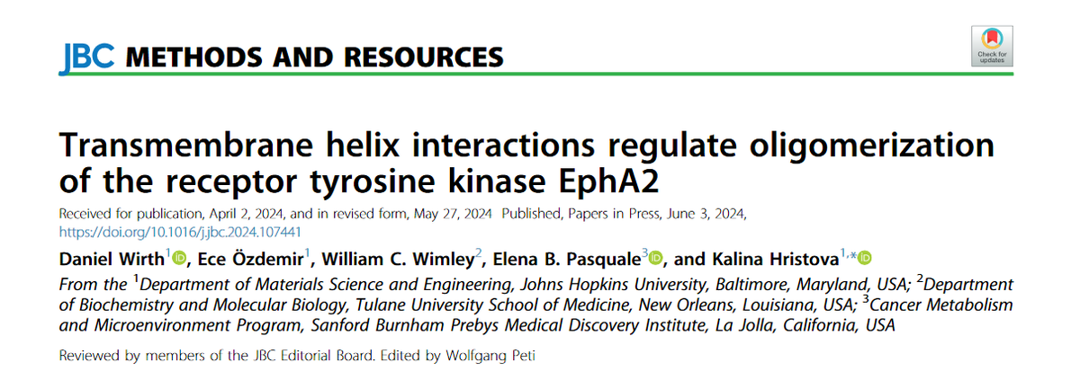 Now this paper is published in its final form.  Thanks to Daniel and Ece for their hard work, and to our collaborators Bill Wimley <a href="/WilliamWimley/">William Wimley</a>  and Elena Pasquale.