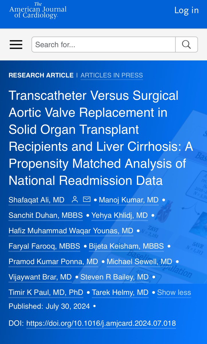 TAVR is a relatively safe and cheaper alternative to SAVR for severe aortic stenosis in high risk surgical patients specifically solid organ transplant recipients and patients with liver cirrhosis. It is associated with lower mortality and health-care burden.

Check out our