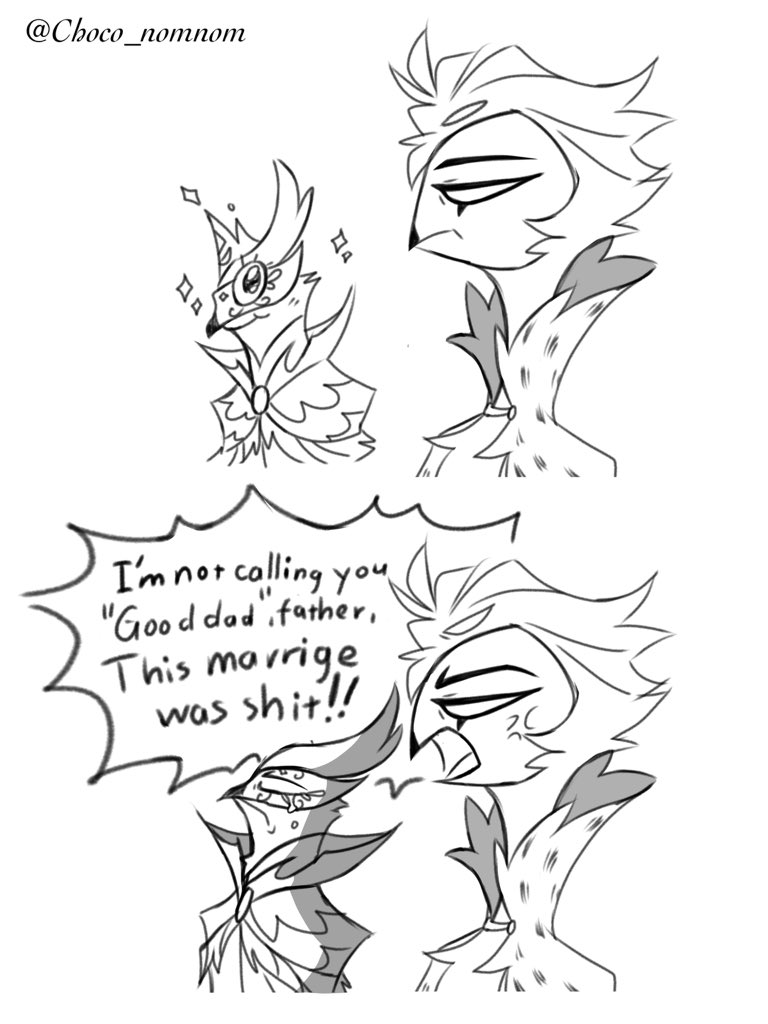 Bad father 😔 

#HelluvaBossPaimon
#HelluvaBossFanart 
#HelluvaBoss 
#Stolas
