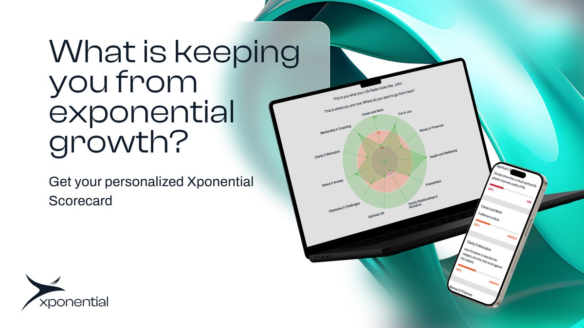 ChristianRay's tweet image. Get your personalized performance report in just 5 minutes with our proprietary, research-backed Xponential Scorecard.

Gain instant clarity on the areas that most impact high performance.

Access it Here: xponential.life/score 

#HighPerformanceTools #XponentialLife