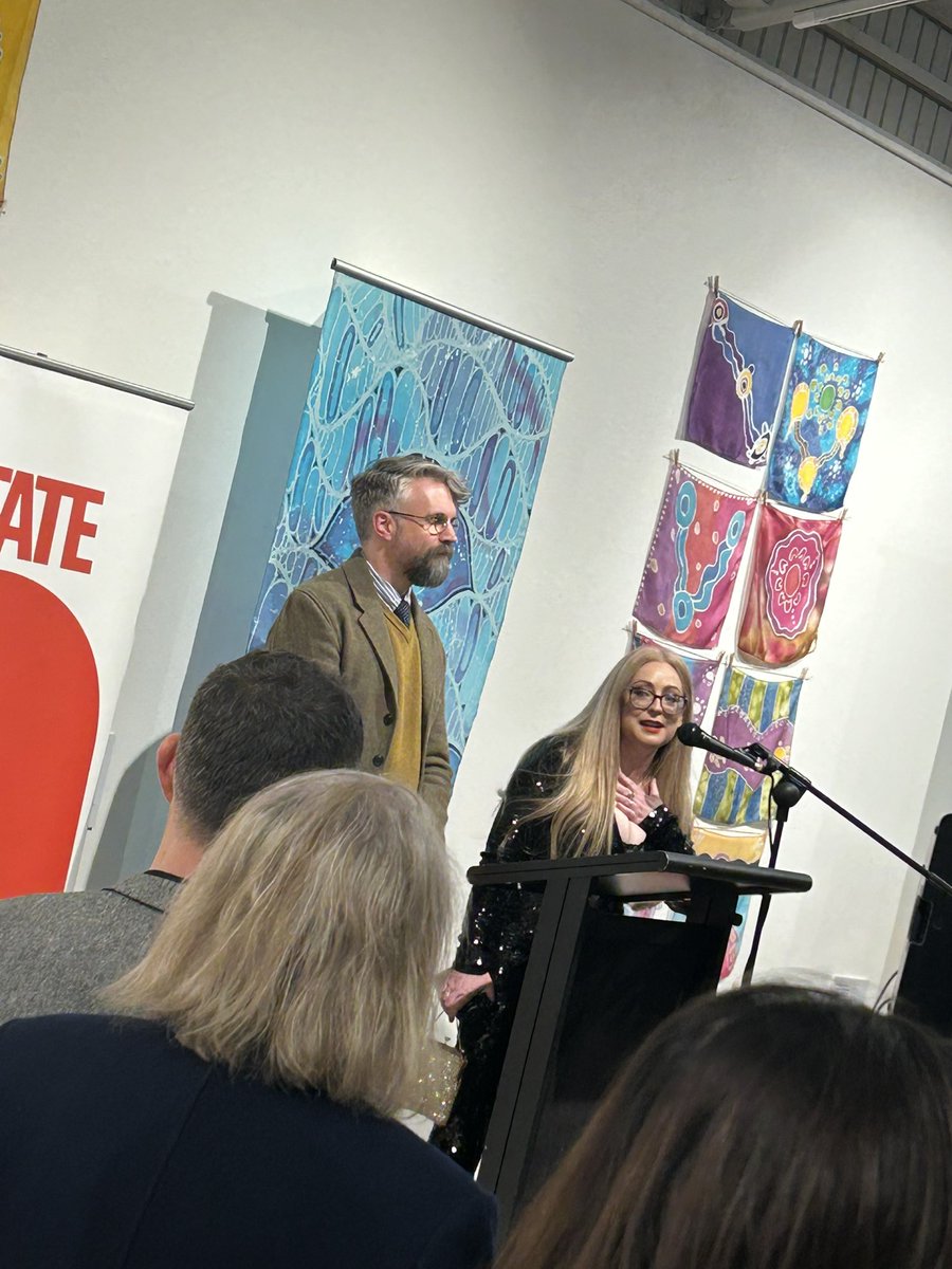bradchilcott's tweet photo. Congratulations to my amazing comrade @vanbadham and @indivisible_cities for an incredible opening night of “the questions” at @statetheatresa - get tickets now for a night of laughter, song, pandemic memories and brilliant performances by an excellent cast. https://t.co/H0j4K5PEkA