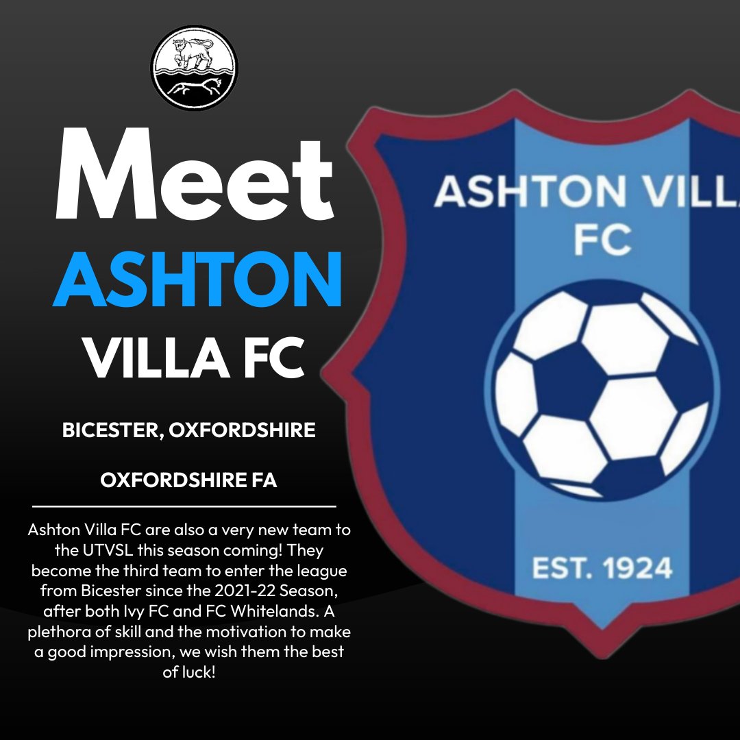 Meet Ashton Villa FC, another new team to UTVSL this season!

⚽️❤️👋