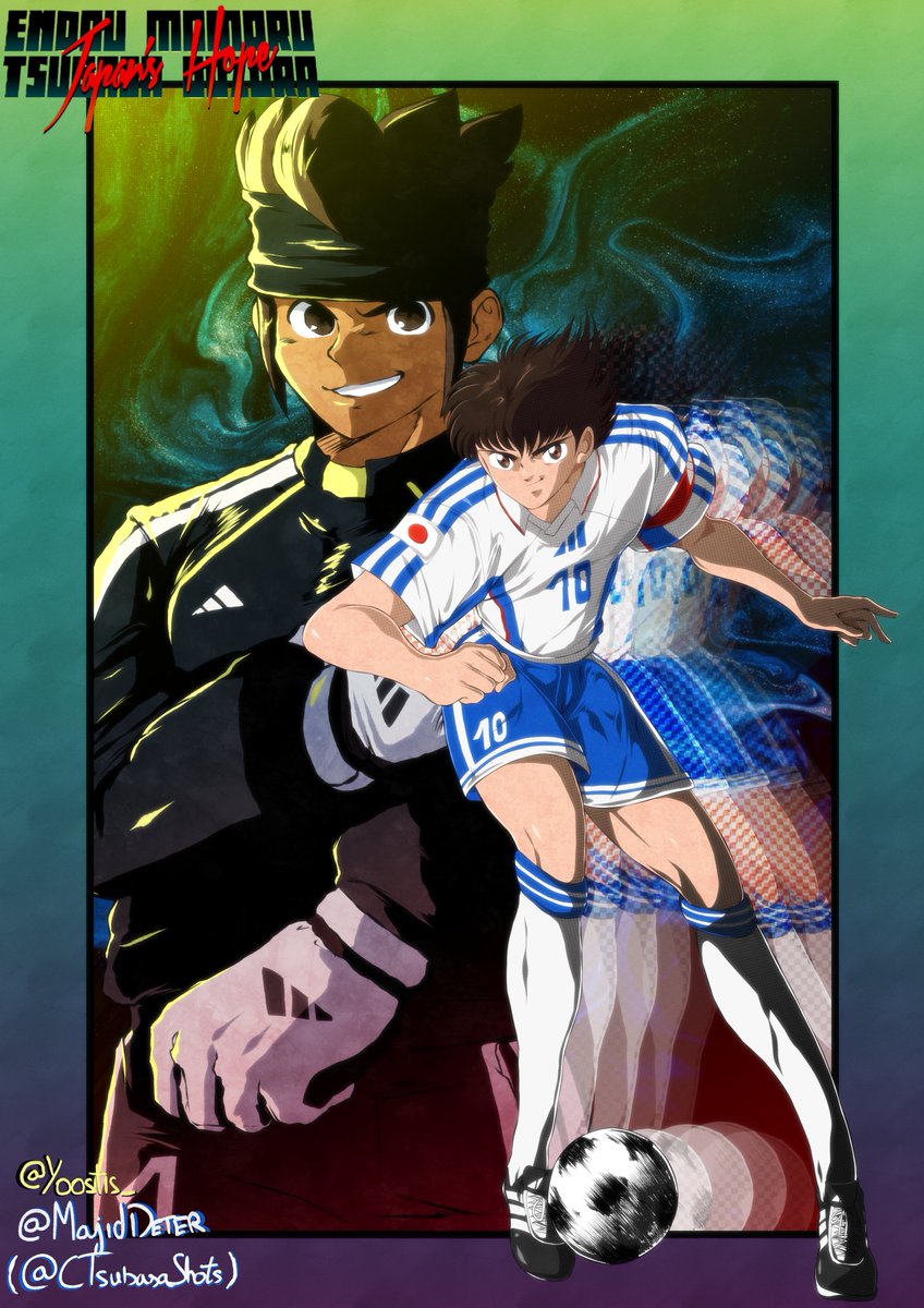 Inazuma Eleven x Captain Tsubasa Part 2 !
Endou Mamoru and Tsubasa Oozora - Japan's Hope

Art by me and <a href="/MajidDeter/">EL TIGRE 🐅</a>