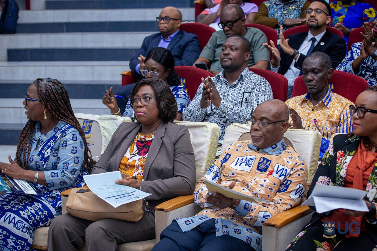 UnivofGh's tweet photo. Prof. @gordon_awandare, Founding Director of WACCBIP and Pro VC of UG, stated that @WACCBIP_UG has exceeded expectations in its first 10 years and aims to train more scientists through collaborations and capacity-building initiatives. 
2/4

#ImpactfulResearch 
#UGIS75 https://t.co/vyCco7AQlI