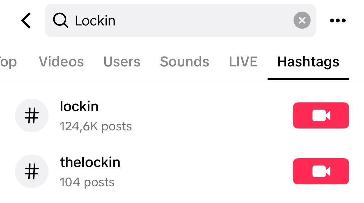 trmachine888's tweet image. If your thesis is that normal people will buy your memecoins, then you might actually wanna check social media and see what kind of hashtags are popular.

Examples:

Lock-in 124k
Mog 180k
Aura 1,2m
Manifest 2,8m

🤔