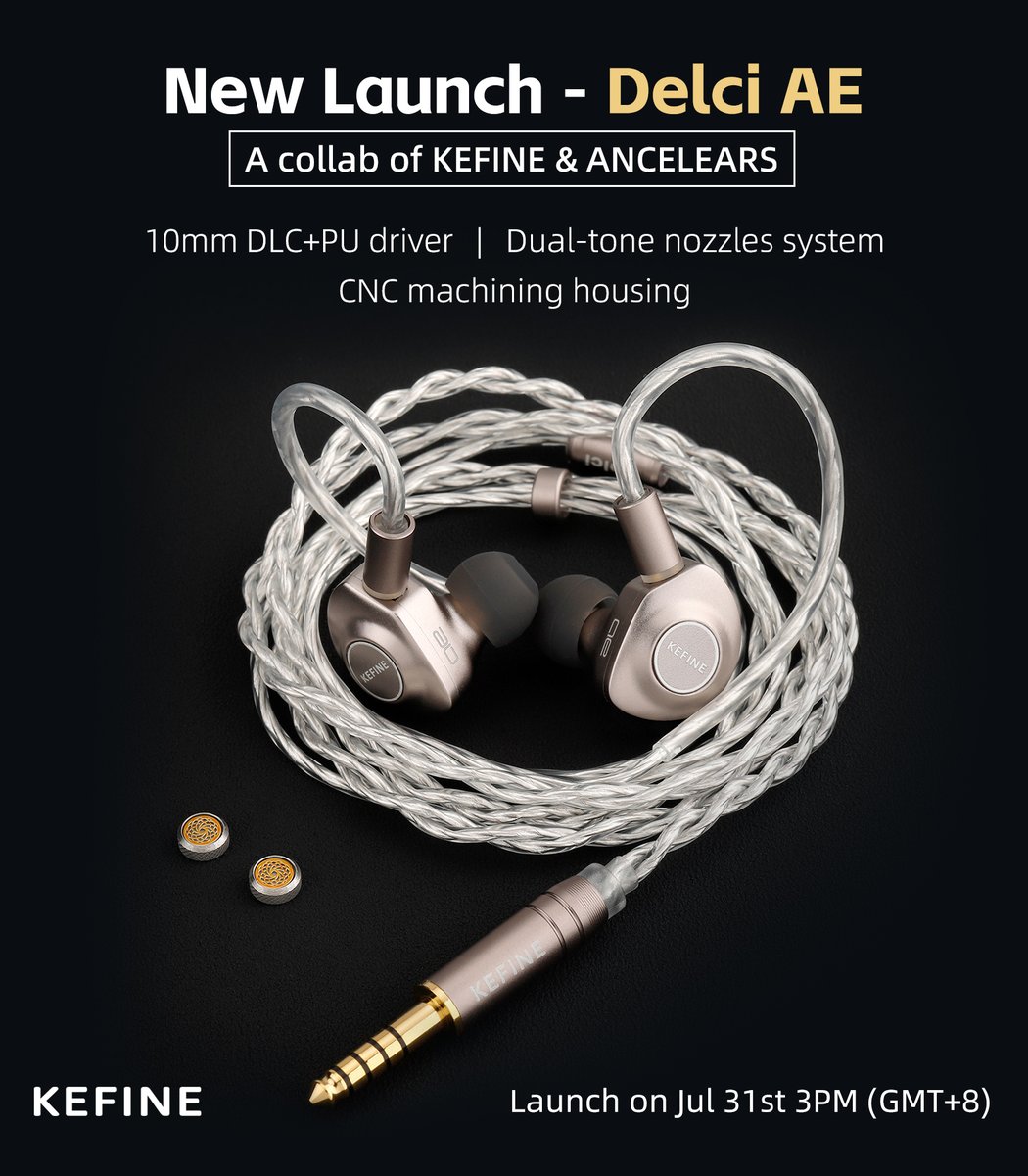 Delci AE is launched today. It is available in the following links:
Angelears: aliexpress.com/item/100500742…
Hifigo: hifigo.com/products/kefin…