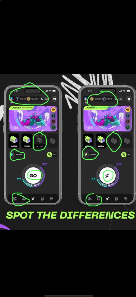 mt313373764's tweet photo. #STEPNGO

amount of GMT and energy
box
energy color
Go mark and energy mark
bottom bottons. https://t.co/HQ48lnMez3