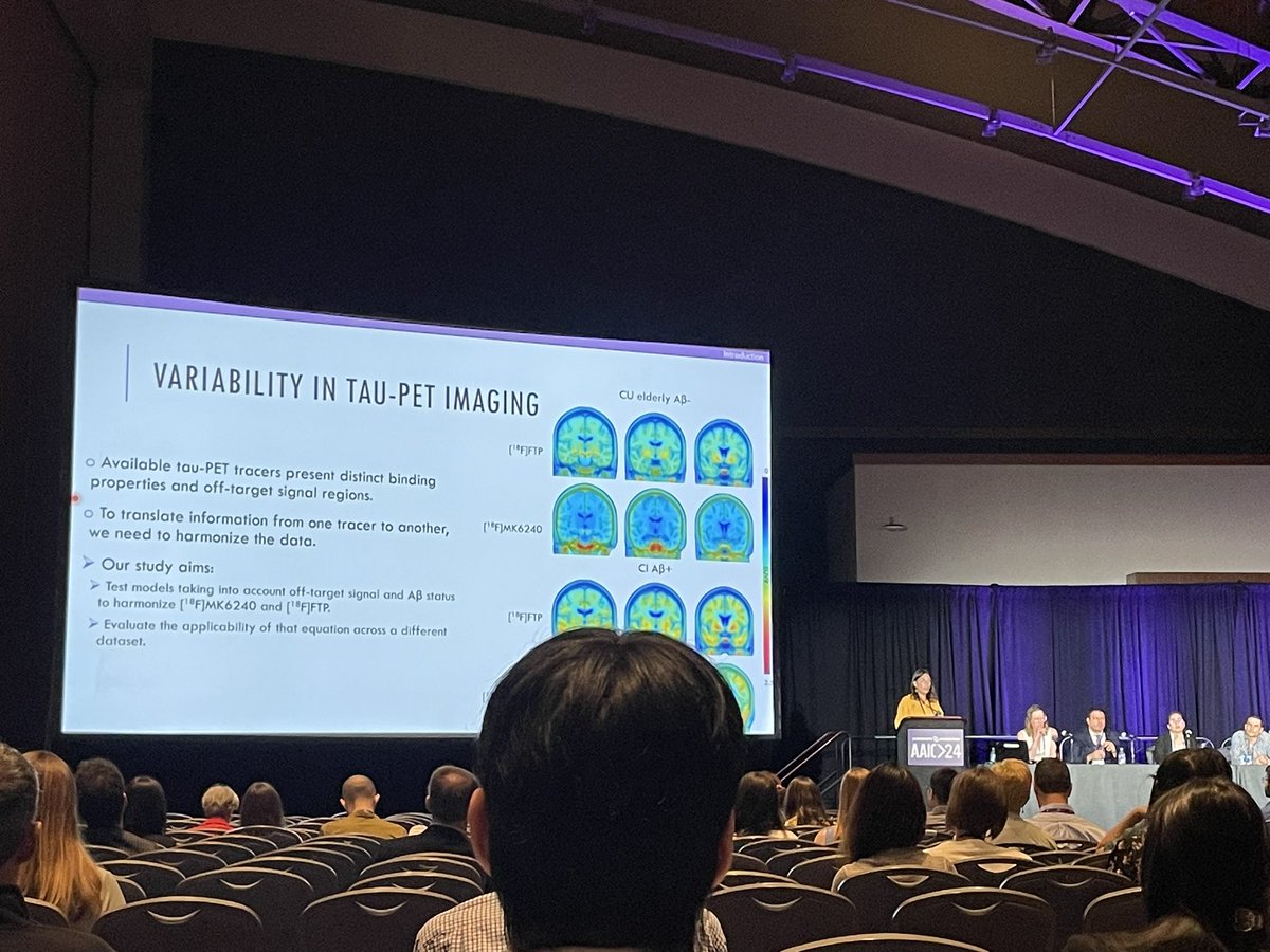 hwamee_oh's tweet photo. Excellent session on #TauPET harmonization in the #HEAD_Study! Proud to be part of this multisite study team with massive effort of our lab members especially #SophiaWagner, #NickHu, & Dr. @jh_kim_bci @OhLabBrown #AAIC24 https://t.co/CS7TjKyZoI