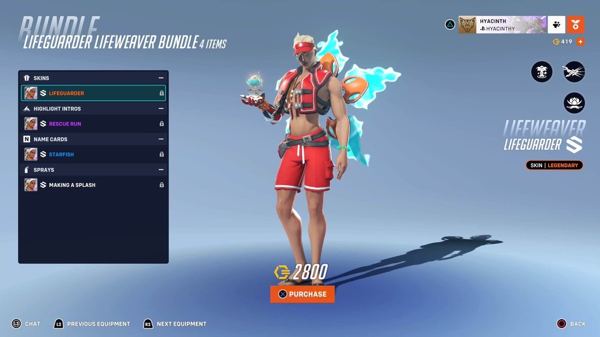 LifeweaverMains's tweet image. 🌸Lifeguarder Lifeweaver Skin Bundle #giveaway for Overwatch 2!🌸

To enter:
🛟 Like, retweet and comment 
🛟 Follow this account
🛟 Join our discord through the link in the comments
🛟 In the discord's announcements channel, press the 'Join Giveaway' button.

🌊Ends in 2 days!