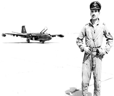 The unsung Hero of the Pakistan, Najeeb Ahmad Khan, known as "8-Pass Charlie," earned a legendary reputation for his relentless bombing raids on Adampur Airbase. His unique approach involved making eight bombing passes on selected targets during each raid, dropping one bomb per