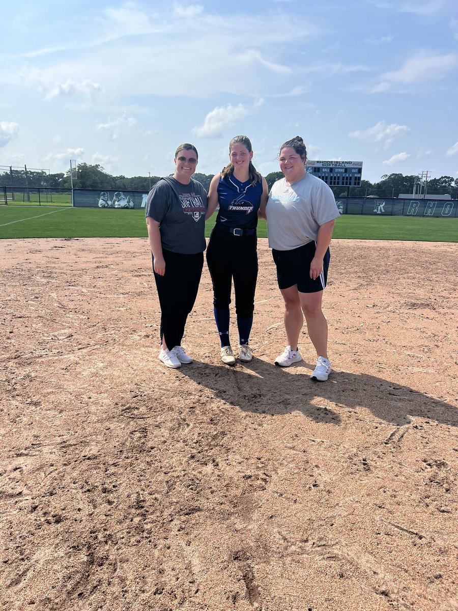 I had a great time at the <a href="/RhodySoftball/">Rhode Island Softball</a> camp today! I had a great time learning and playing! <a href="/coach_toric/">Tori Constantin</a> <a href="/coachakcer/">Christine Akcer</a> <a href="/EndicottSOFT/">Endicott Softball</a> <a href="/UMassDSoftball/">UMass Dartmouth Softball</a> <a href="/CoachWhitSB/">Whitney Mollica Goldstein</a> <a href="/CoastRecruits/">Coast 2 Coast Recruits</a> <a href="/CTThunderFastp1/">@CTThunderFastpitch</a>