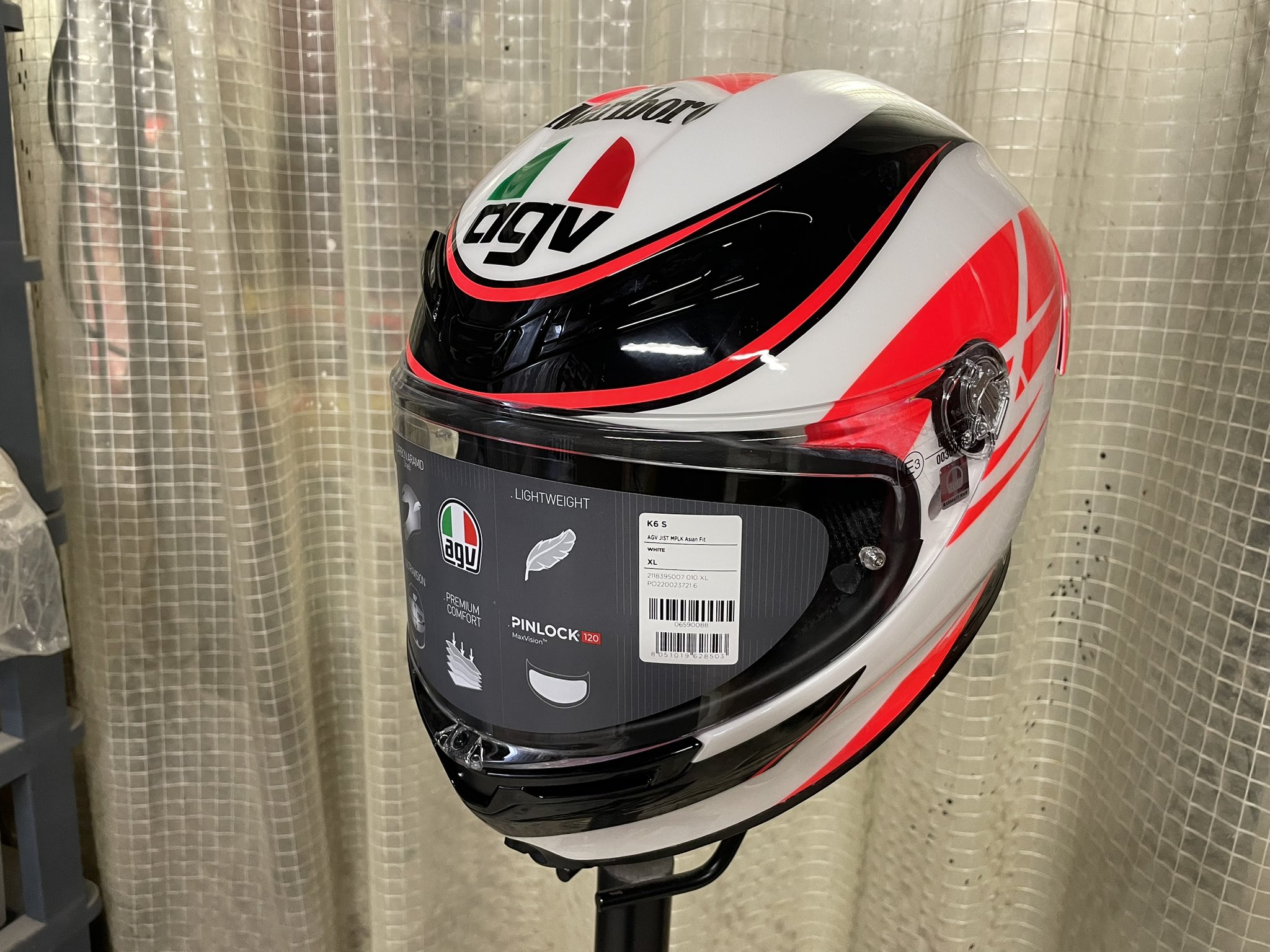 AGV K6 アジアンフィット　Mサイズ AGV K6 アジアンフィット Mサイズ AGVヘルメット K6 アジアンフィット