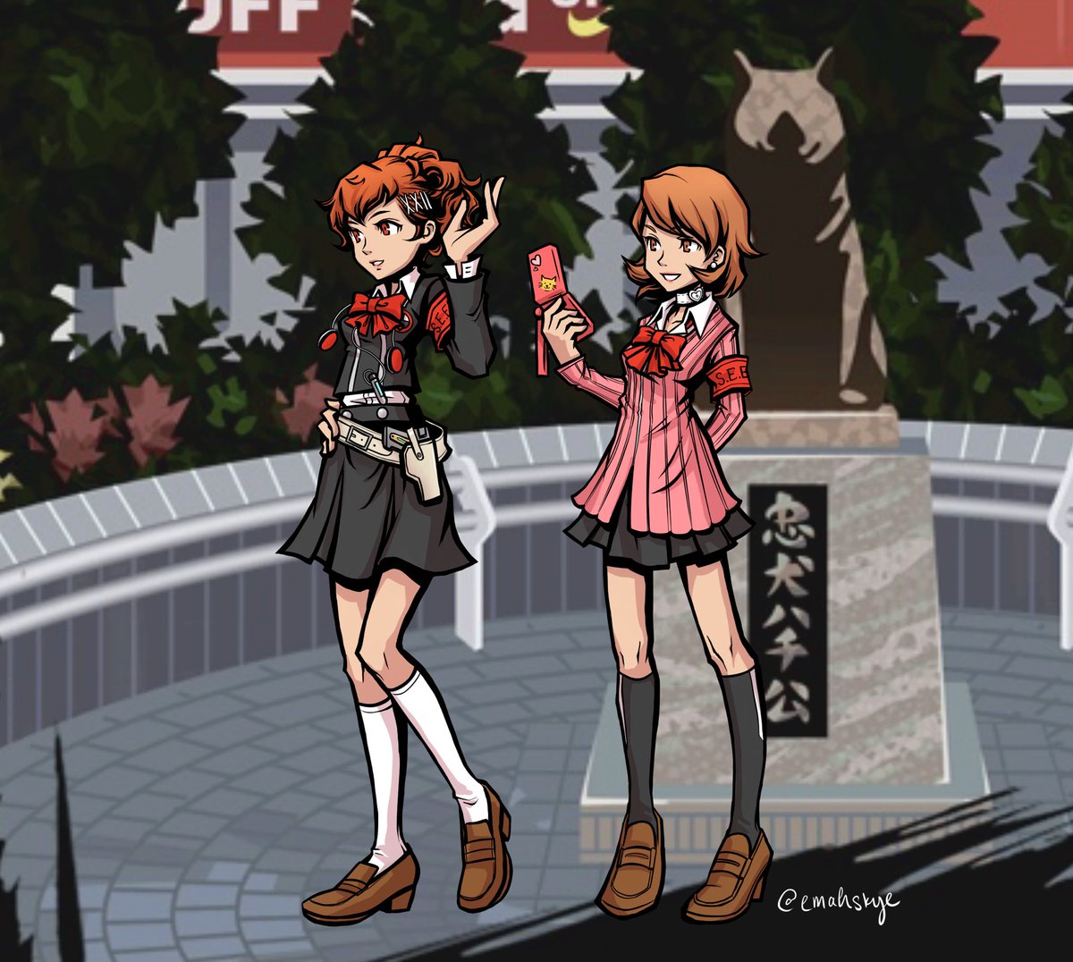emahskye's tweet photo. They saved the world once already yall I think Shibuya is in good hands 😎😎😎
#TWEWY #persona3 https://t.co/r0H1guBhcx
