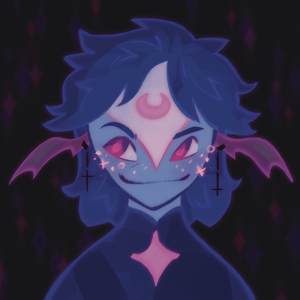New icon to manifest a cold Halloween 🤍🩵💙💜