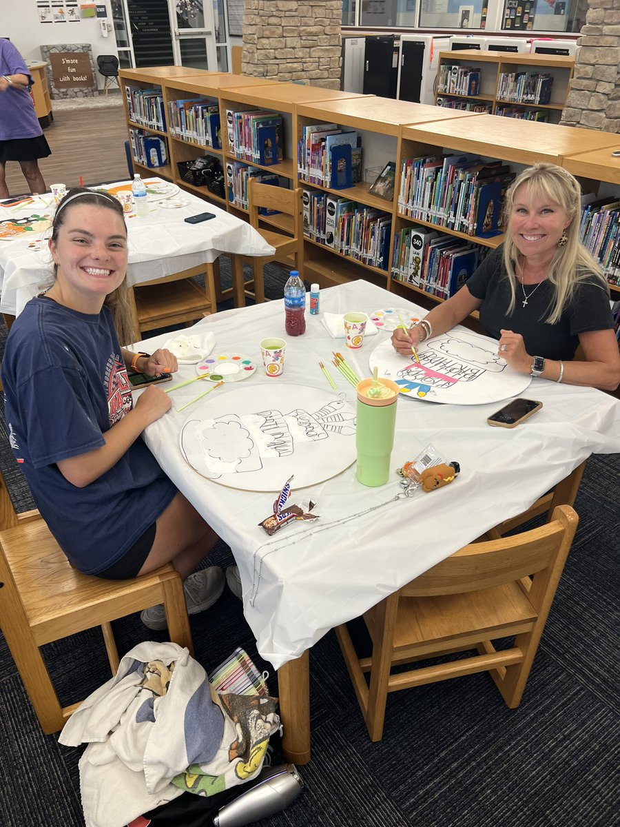 Fun night with a back to school painting party! 🎨<a href="/JresRockets/">JRES</a>