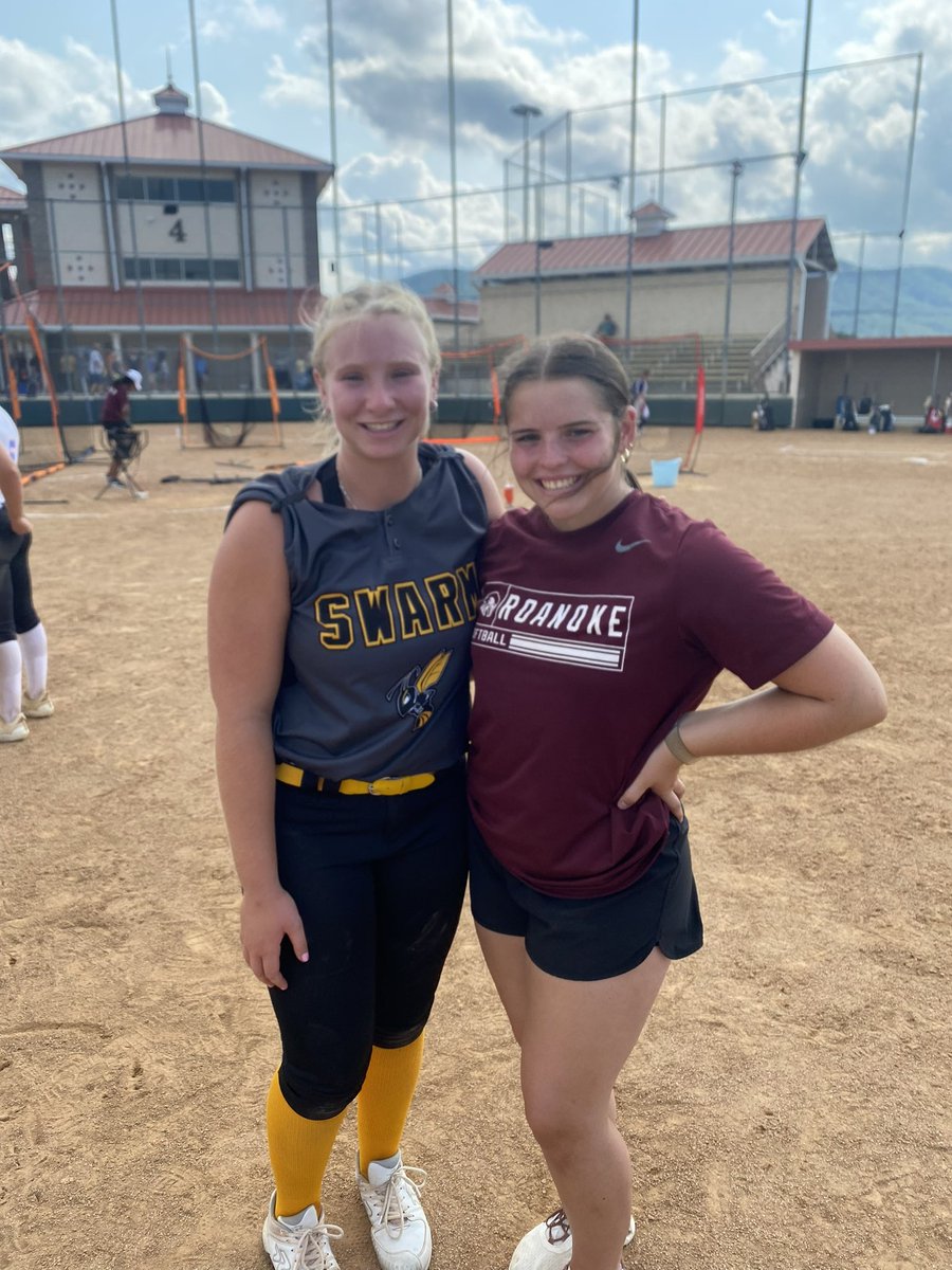 Had such an awesome time today at the Roanoke College Summer Elite Camp! 🥎 I truly enjoyed getting to know the coaches &amp; all of the Roanoke players. The team chemistry shown throughout the camp was incredible &amp; made the camp enjoyable and easy to have fun! Great instruction
