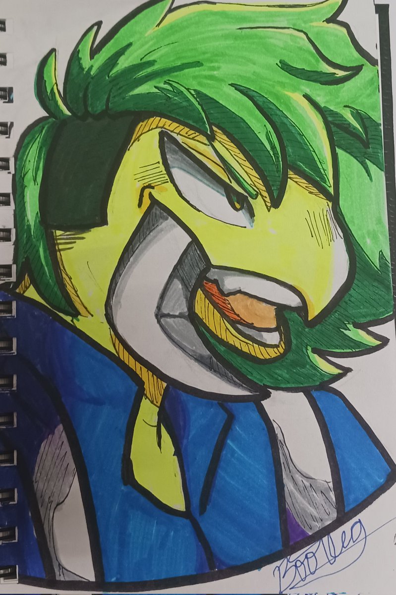 Bootleg676's tweet photo. I got new markers :). I'll try to draw all of 1-B using them, but no promises https://t.co/vNNXOzP0x9