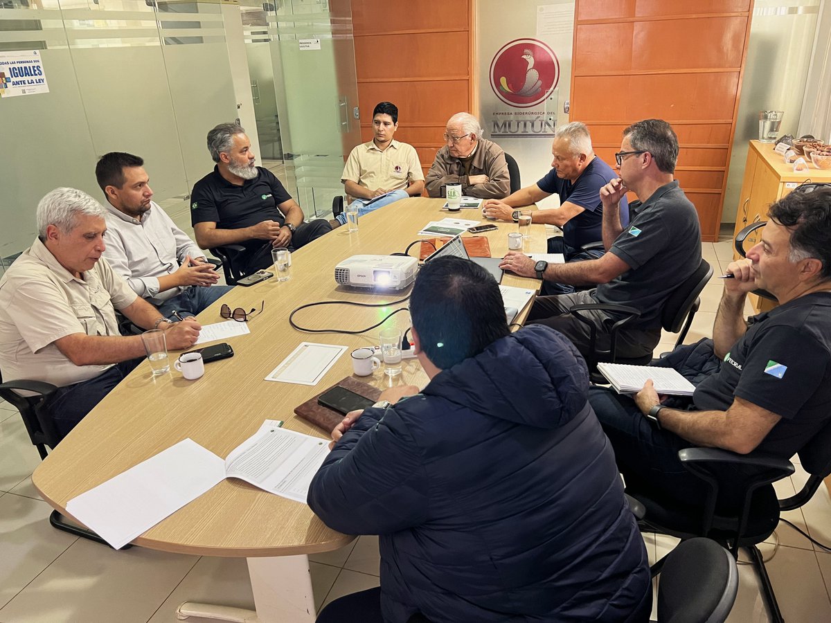 angelpixie80's tweet photo. El presidente de la Empresa Siderúrgica del #Mutún, Jorge Alvarado Rivas, sostuvo una reunión hoy con la empresa siderúrgica brasilera #Vetorial con el objetivo de tratar temas comerciales para la venta y exportación de mineral de #hierro.
#UnidosRumboAlBicentenario https://t.co/UJQlkgOYTg