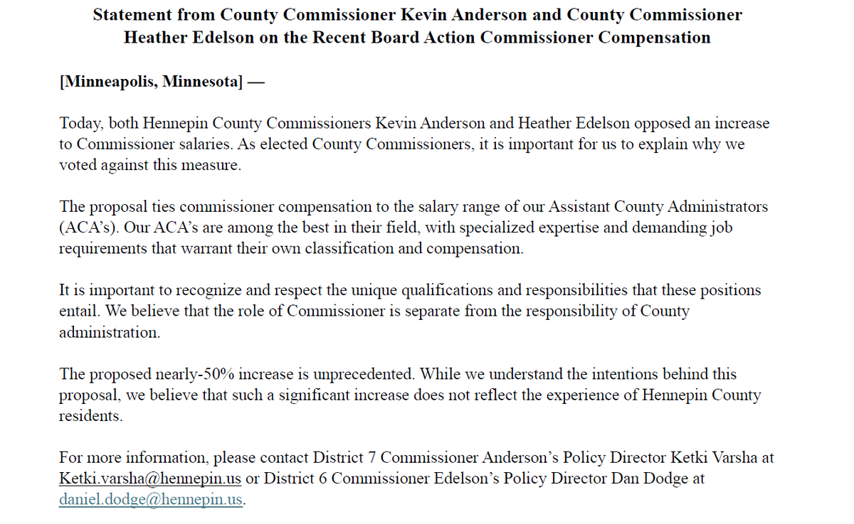 Commissioner Anderson tweet media