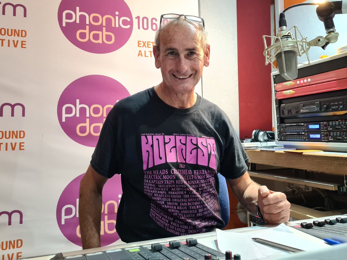 Kept it together to present my annual Kozfest Rekovery edition of The Future Sound of Exeter Show on Phonic FM tonight after another amazing Kozfest! <a href="/phonicfm/">Phonic FM</a> <a href="/officialKozfest/">Kozfest</a> <a href="/ExeterLiving/">Exeter Living</a>