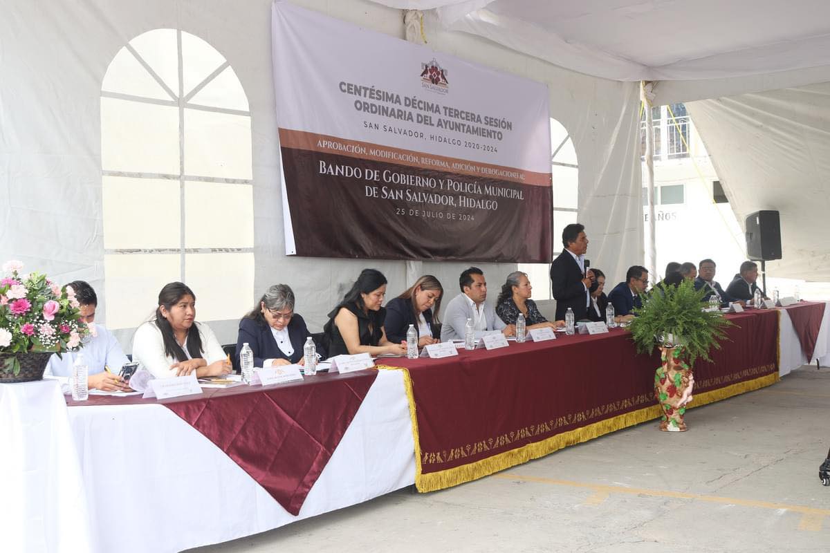 Ayuntamiento de San Salvador aprueba reformas y adiciones al Bando de Gobierno y Policía Municipal periodicogritoinformativo.com/2024/07/30/ayu…