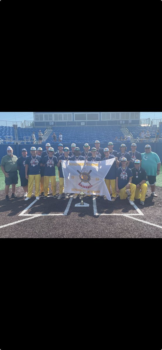 EugenePate265's tweet photo. 2024 American Legion State Champs https://t.co/XPWjG5BjNa