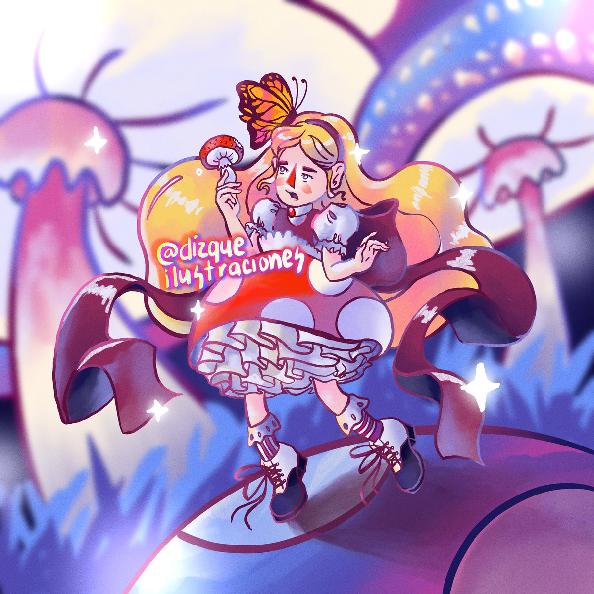 Dizque_ilustro's tweet photo. Alicia en el País de las Maravillas, 🍄 “un lado te hará crecer y el otro te hará más pequeña” | #Setas
.
.
.
.
.
| #WordConcept #aliceinwonderland #fanartalice #wonderland #procreateart #artedigitalprocreate #fanart #dizque #dizqueilustraciones https://t.co/VYsGMBrrqU