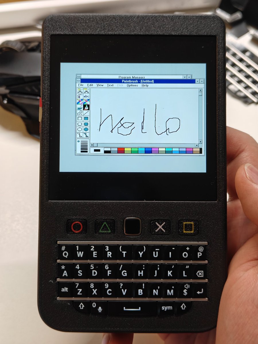 HackberryPi running Windows3.1 and play some retro games