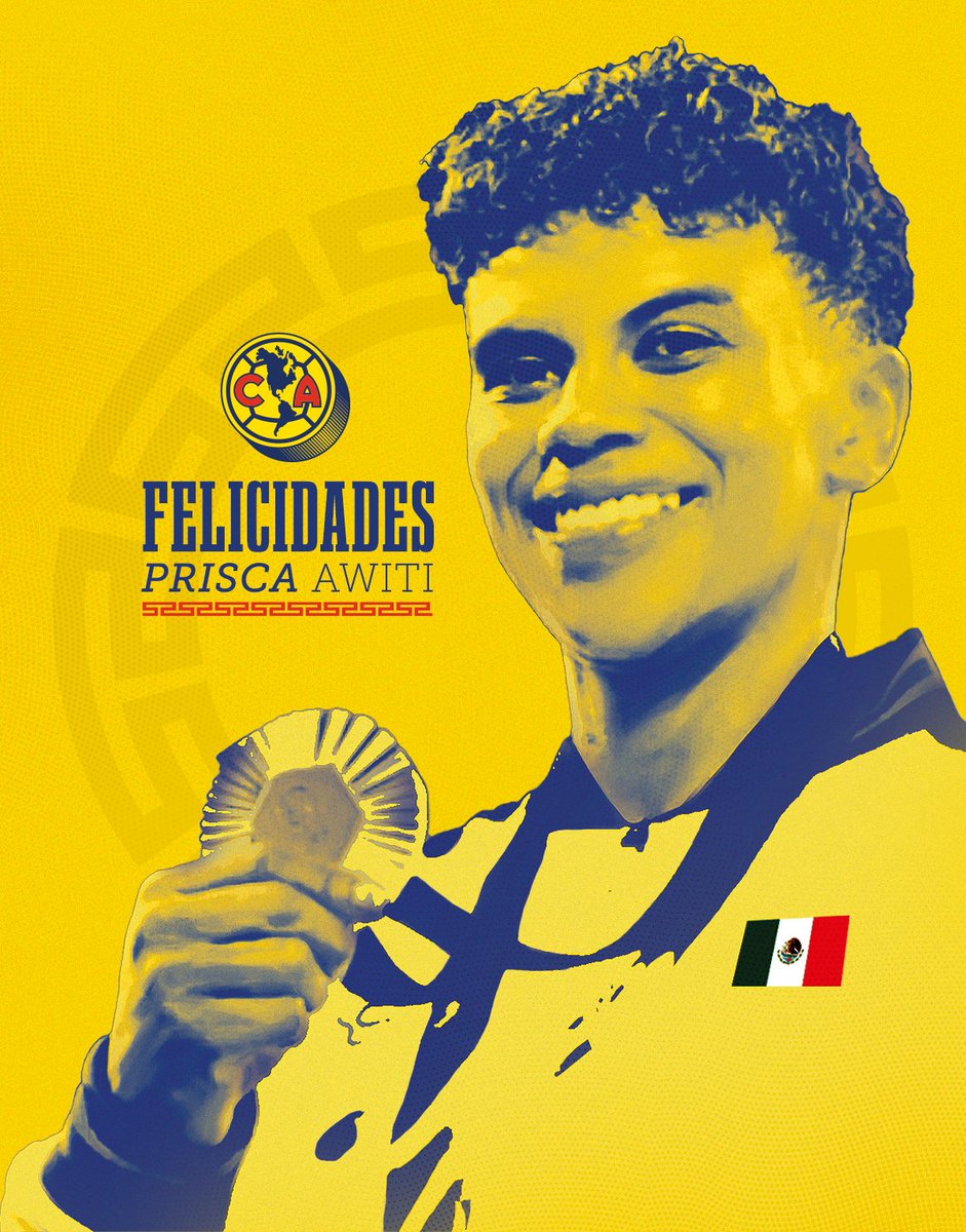 ¡Muchas felicidades a Prisca Awiti, medallista olímpica y americanista de corazón! 💙💛🥈