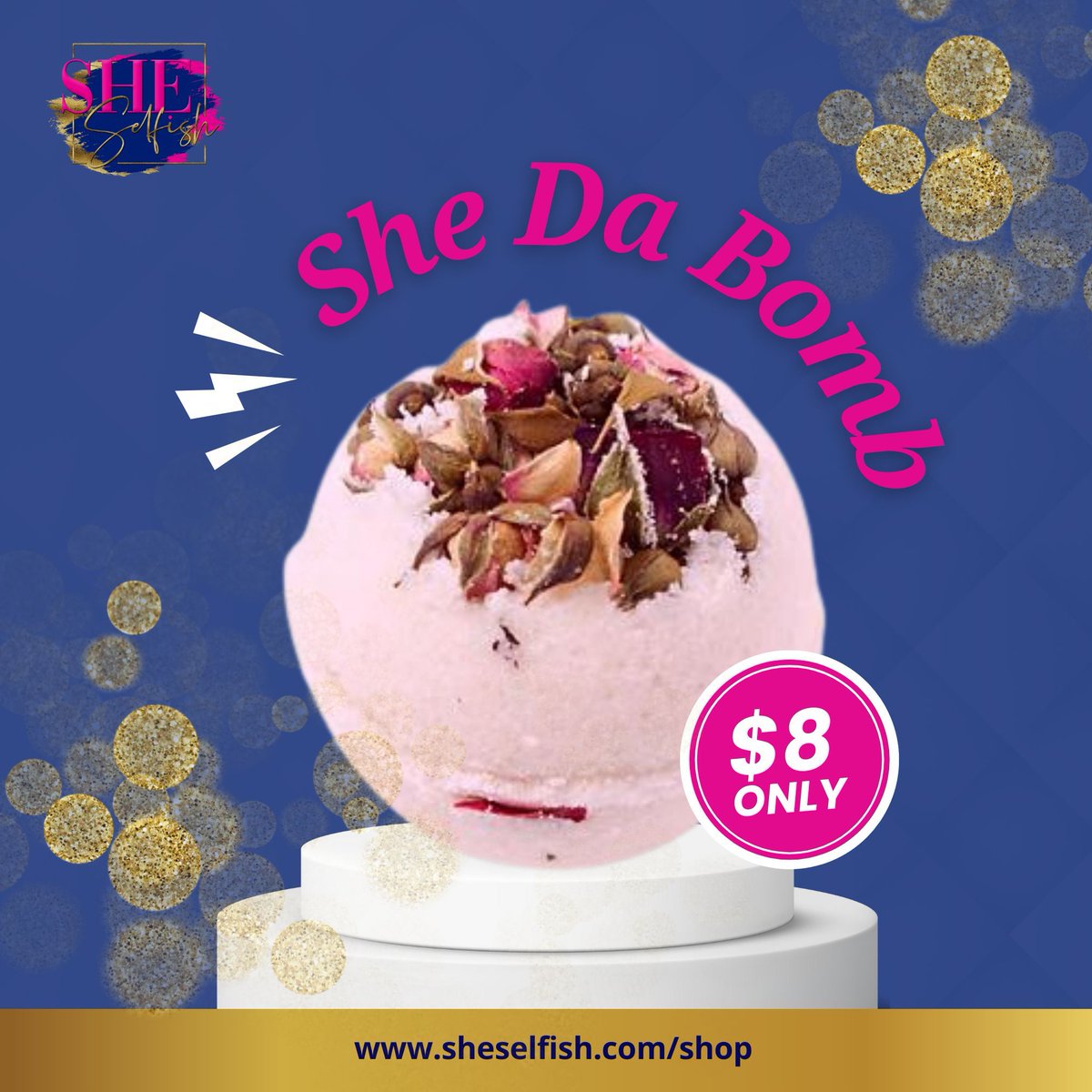 🌸✨Hey, sis! Treat yourself to a moment of bliss and self-care with our luxurious Bath Bomb. 🛁💆‍♀️ It's perfect for enhancing relaxation and promoting a serene mind. 🌺✨

#selfcareeveryday #selfcareissexy #selflove #loveyourself #mentalhealth #mindfulness #positivevibes