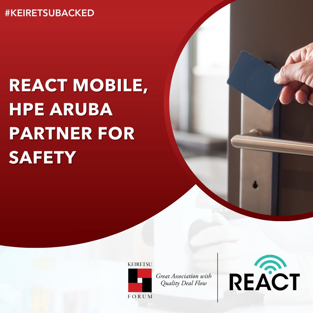 k4northwest's tweet image. Exciting partnership update coming in from #KeiretsuBacked React Mobile! React Mobile has partnered with HPE Aruba Networking to offer a robust, cost-effective solution for enhancing worker safety across various industries. Learn more: tinyurl.com/2jpy498n
#ReactMobile