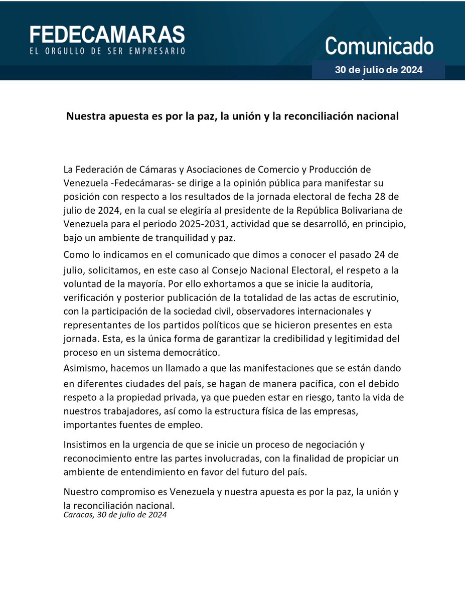 Fedecámaras Carabobo (@fedecamarascbb) on Twitter photo 