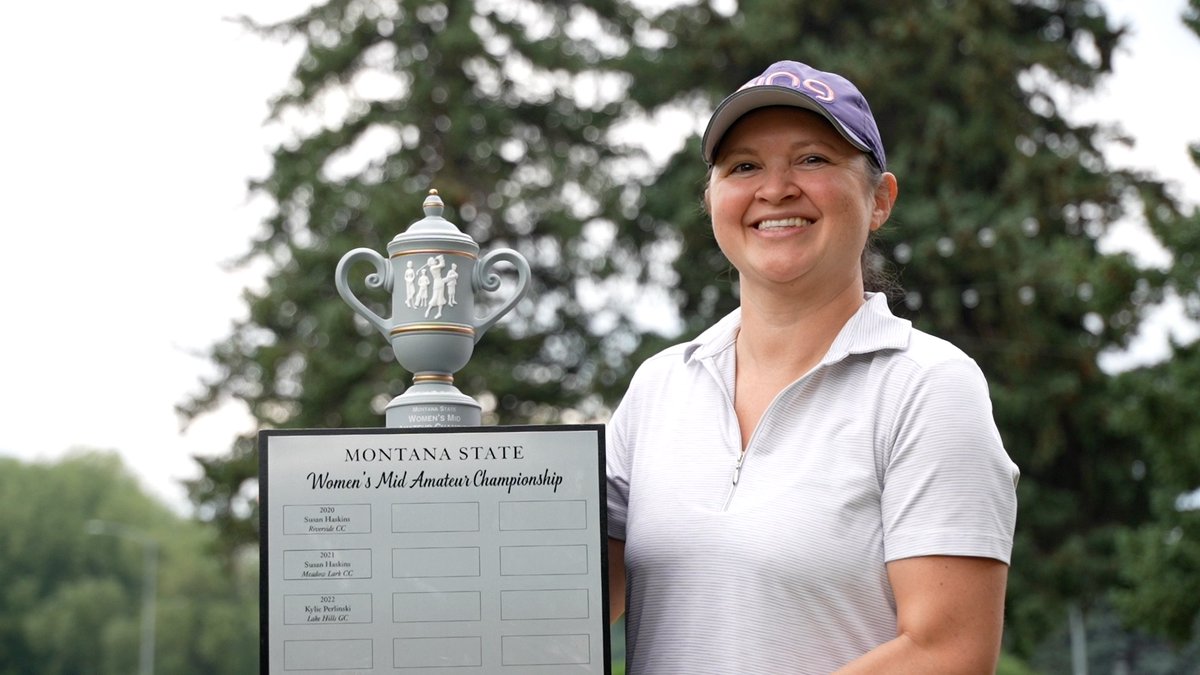 Montana State's Lauren Greeny won the women's State Am for the second straight time and did it by 11 strokes, carding a 2-under 69 in the final round. Jo Smith also made some history, winning the Senior Am for a record fourth time. Darah Newell Smith won the Mid Am. #mtscores