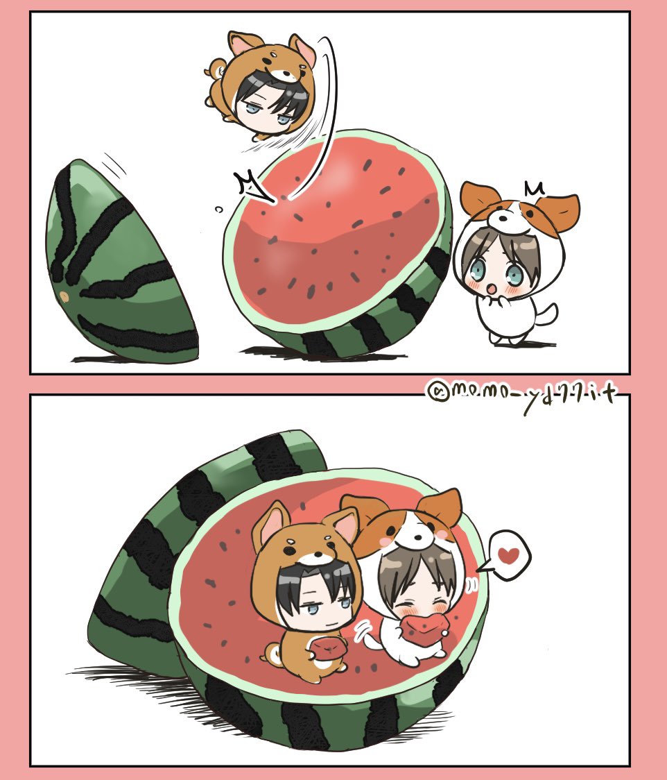 momo_yd77it's tweet photo. 🍉🐶🍉
りばえれ https://t.co/L1FCJEwl2A