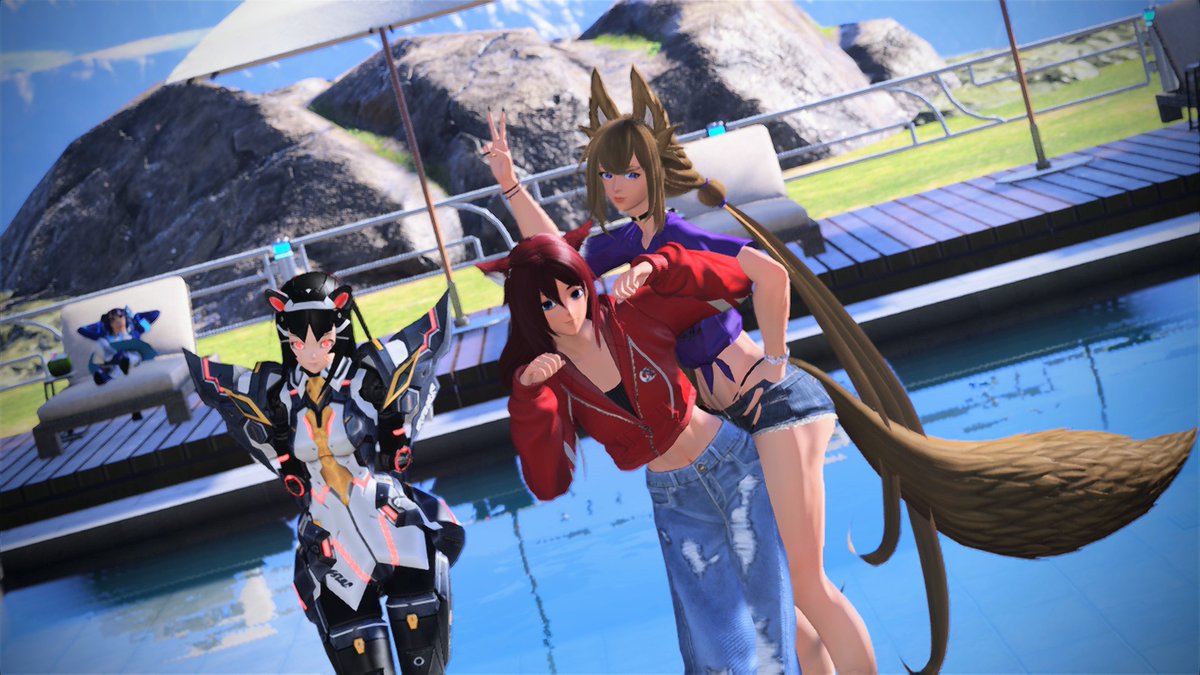 KhahiraRavyn's tweet photo. Special extra Maintenance Day post in celebration of it also being @bojak51's Birthday today! Spent the day with him and some friends! 🎉
#PSO2GLOBAL
#PSO2NGS
#PSO2NGS_SS
#PA_SS
#MaintDaySS
#PSO2Maint
#メンテの日なのでssを貼る
#メンテの日じゃないけどssを貼る https://t.co/dc6tMB93df