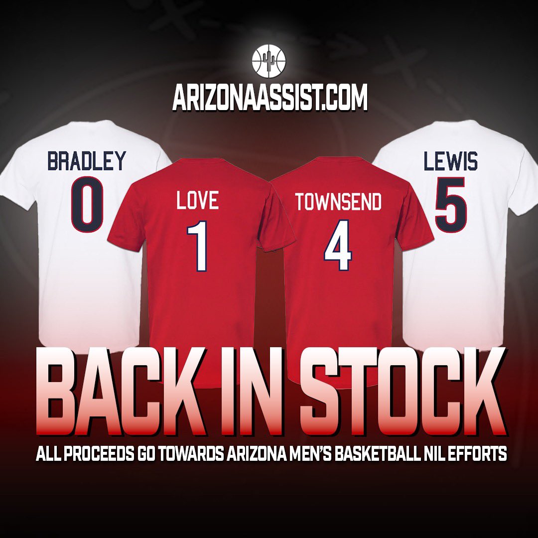 ArizonaAssist's tweet image. 🚨 Attention Wildcats! Our fan-favorite shirts are back in stock. Don’t miss out—shop now! USE PROMO CODE: BackInStock for an extra 10% off your order! ArizonaAssist.com 🏀 #BearDown #ArizonaAssist #BackInStock