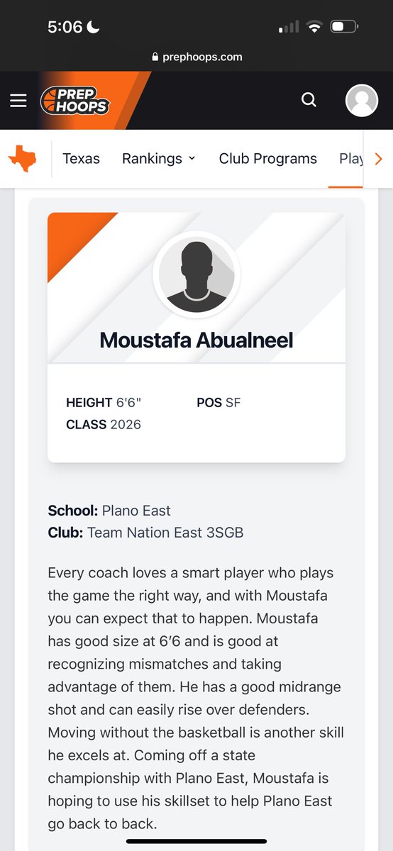 Thank you <a href="/PrepHoopsTX/">Prep Hoops Texas</a> !
<a href="/PlanoEastHoops/">PlanoEast Basketball</a> <a href="/TeamNationE2026/">Team Nation East 3SSB 2026</a> <a href="/TeamNation3stp/">Team Nation Adidas 3SGB Member #/// Life</a>